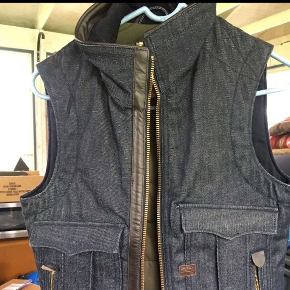 G-STAR RAW Oregon Denim Vest Small